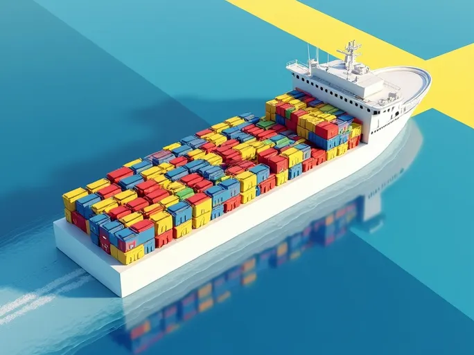 瓦尔港瑞典汽车进出口的生命线斯堪的纳维亚的私有港口巨头