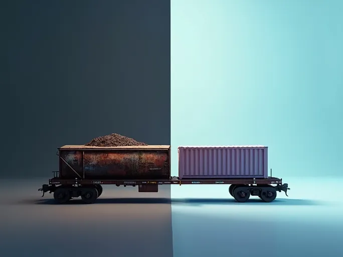 美国铁路货运量喜忧参半多式联运强势增长煤炭运输持续下滑