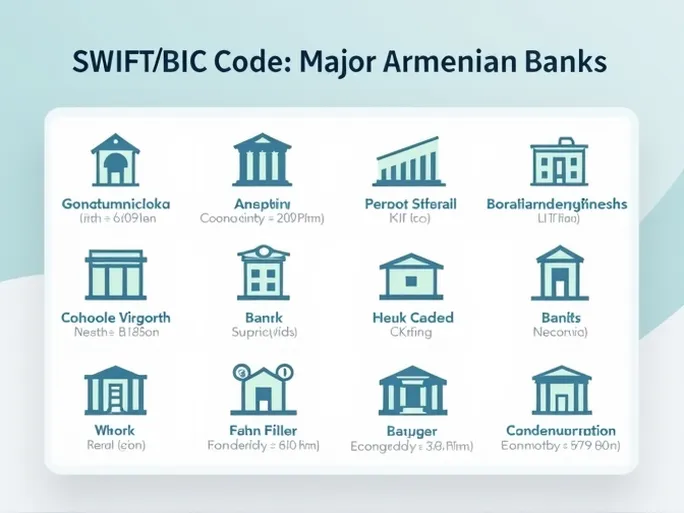 确保国际转账顺利阿美尼亚SWIFTBIC码指南