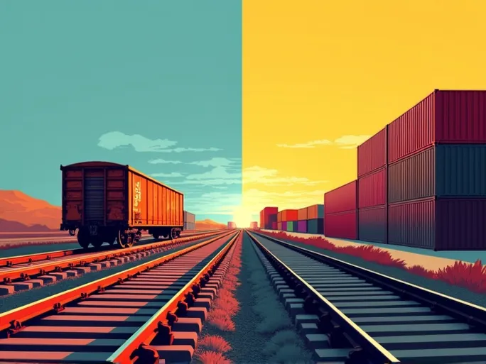 美国铁路货运量喜忧参半多式联运强势增长汽车载运量小幅下滑