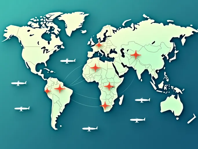 探秘中美洲与南美洲的机场网络