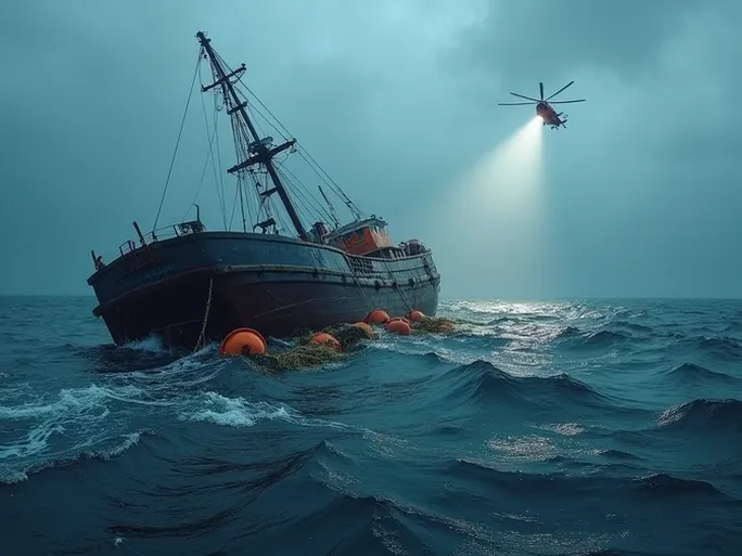 突发华盛顿州渔船倾覆船长失联黄金救援时间告急