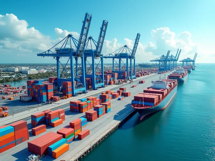 迈阿密港美国南大门的运输枢纽与游轮之都