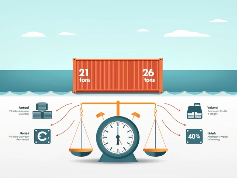 Unveiling The Calculation Method For Billing Weight In Maritime Cargo