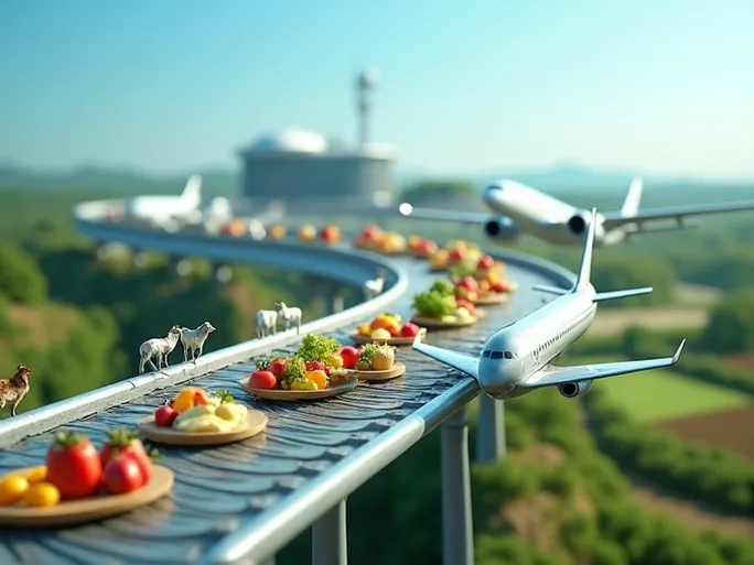 云端厨房揭秘航空餐食背后的供应链奇迹