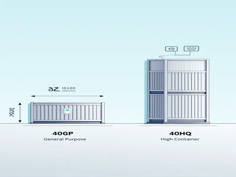 深入解析40GP与40HQ集装箱的异同