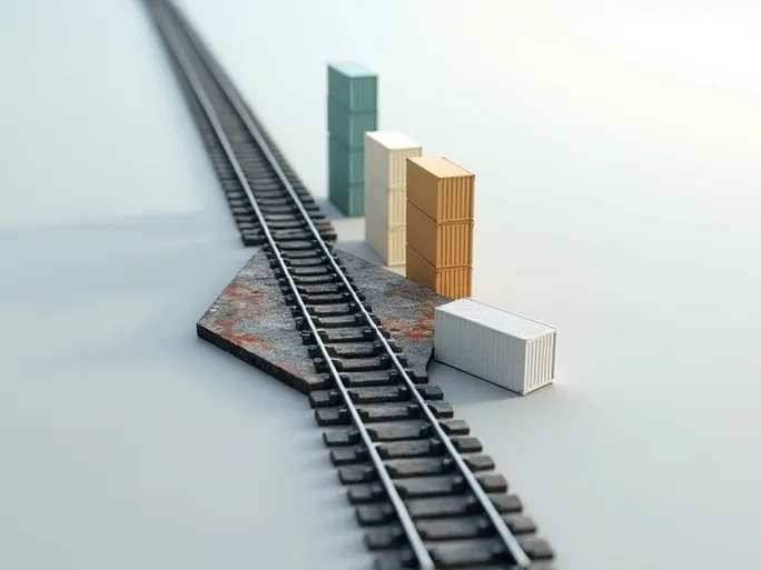 US Rail Freight Volumes Drop Amid Demand Concerns