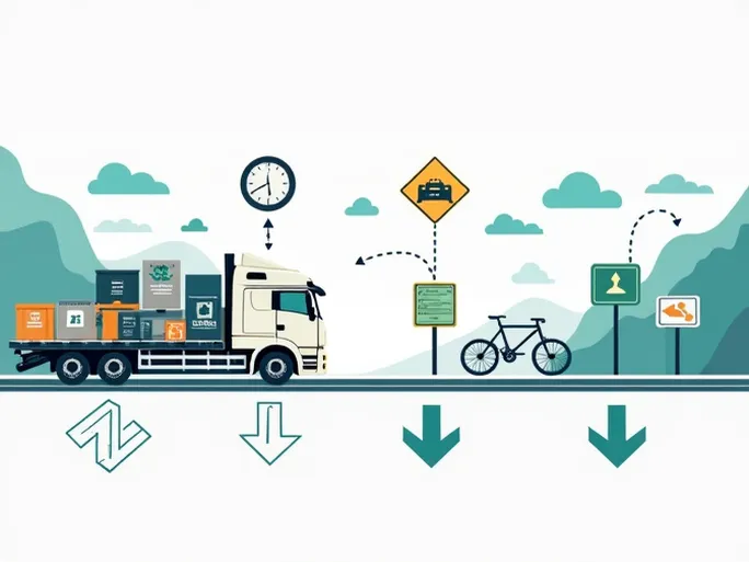 内地与香港公路通关新模式一单两报助力高效物流