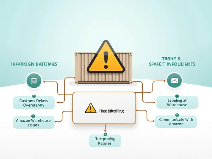海运FBA未贴带电标的风险与应对策略