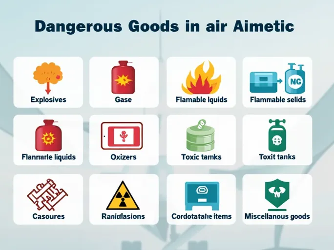 航空运输危险货物分类概述