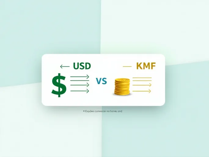 精准换算500美元可兑换21128254科摩罗法郎