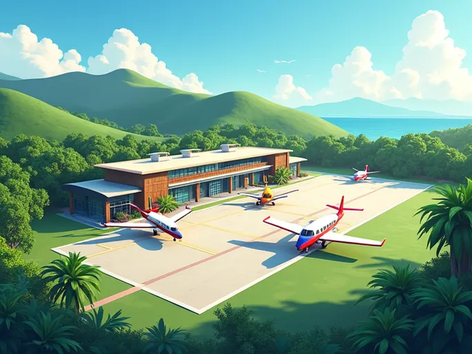 卡地克兰机场概览