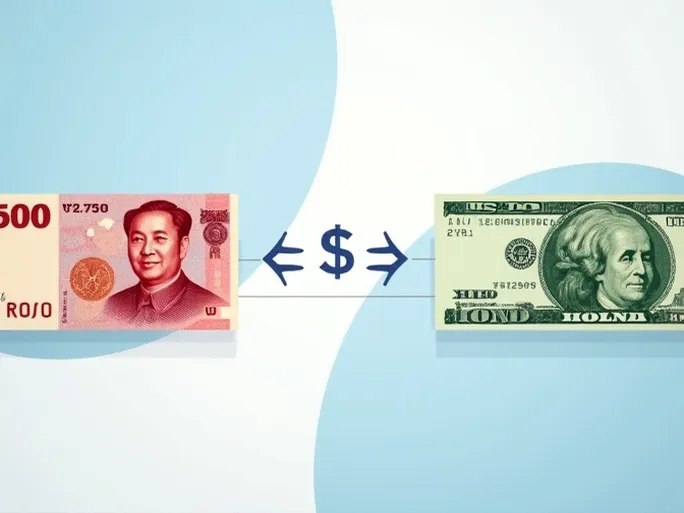 RMB Weakens Against USD 5000 Yuan Exchanges for 685