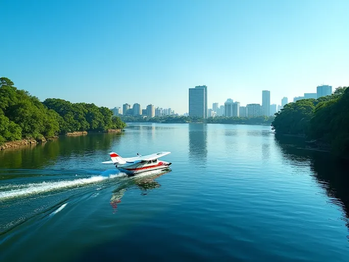 在斯里兰卡探索首都的水上航线贝拉湖水上飞机基地
