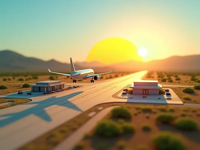 布劳利机场加州航空网络的基石连接梦想与现实