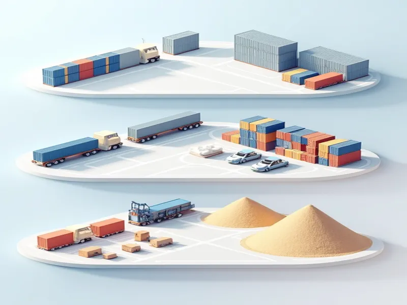 仓库堆场类型分析及其布局特点