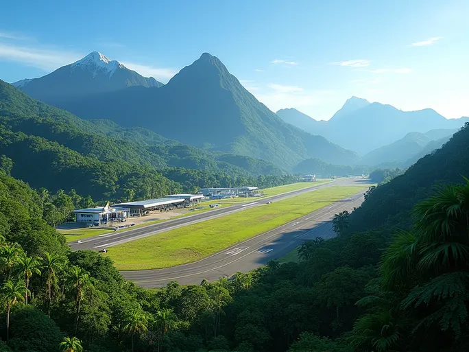 探秘巴布亚新几内亚的空中枢纽山湖机场的核心信息