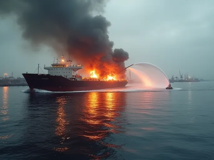 Fire on Bulk Carrier in Germanys Emden Port Quickly Extinguished