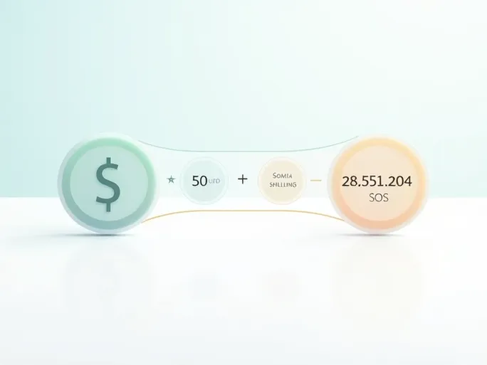 Guide Converting 50 USD to Somali Shillings