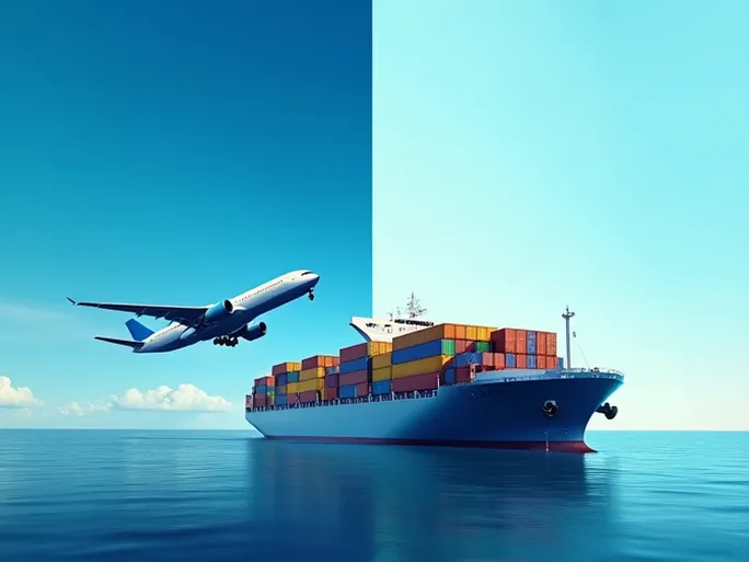 国际运输选哪家空运海运成本时效风险全方位解析助您一单省到底