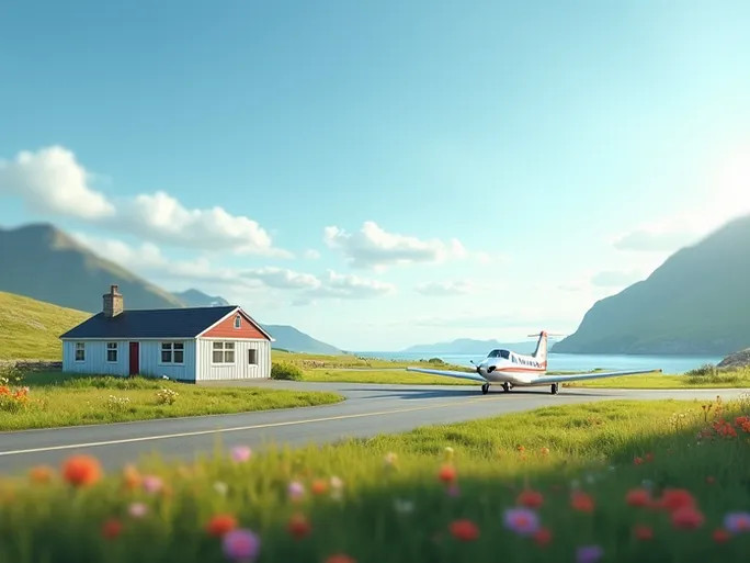 探秘英国小岛的航空枢纽Papa Stour机场概况