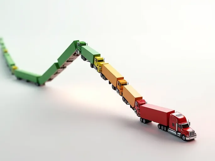 美国卡车货运量10月数据喜忧参半经济放缓信号显现