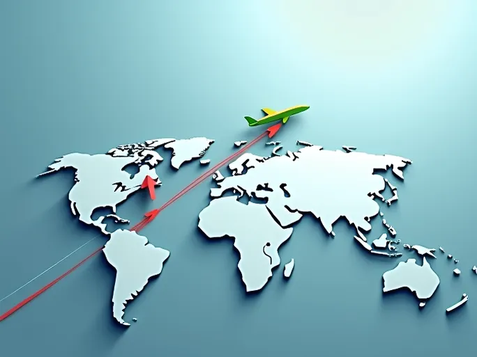 全球空运市场现分化主要航线运价涨跌互现贸易格局加速重塑