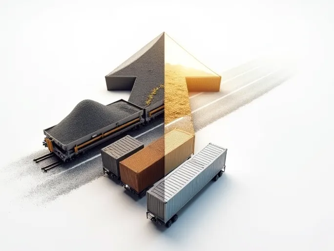 US Rail Freight Gains Carloads but Loses Intermodal Traffic