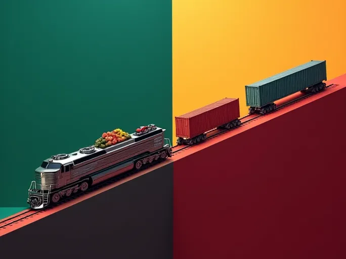 US Rail Freight Gains in Carloads Dips in Intermodal