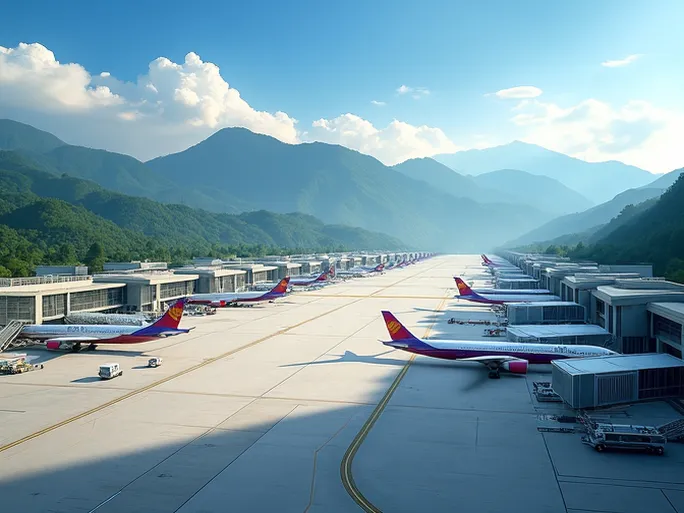 丽江三义机场云南重要航空枢纽的快速发展