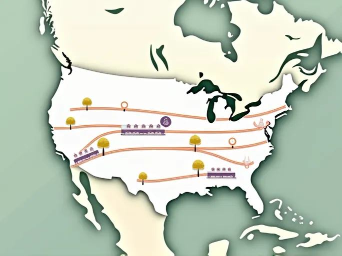 美国首条跨大陆铁路诞生联合太平洋成功收购诺福克南方铁路
