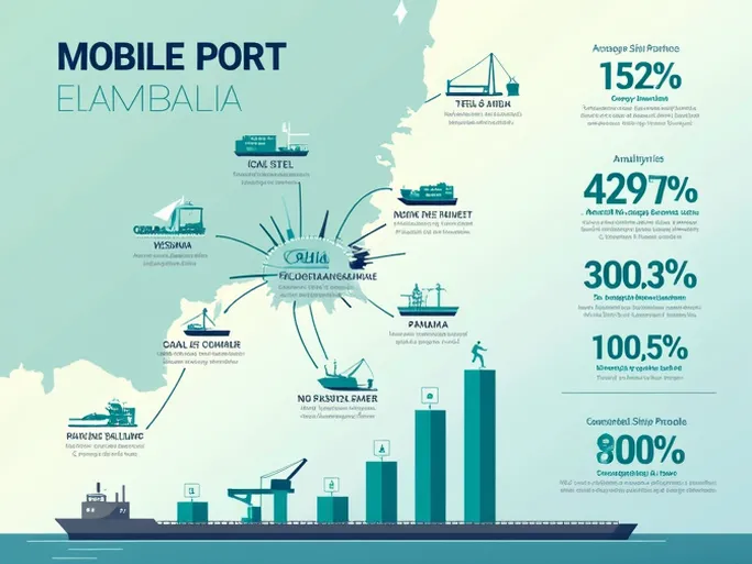 探索莫比尔港美国南部的繁忙海运枢纽