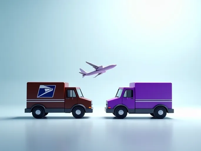 UPS 揽下 USPS 空运大单物流巨头博弈谁将重塑行业格局