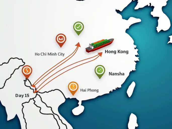 越南至中国的高效海运新选择ONE推出VCX服务