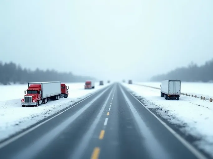 US Truck Freight Declines in February Due to Weather Low Demand