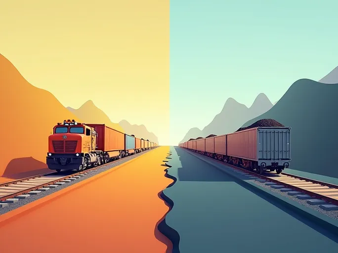 US Rail Freight Gains in Carloads Loses in Container Traffic