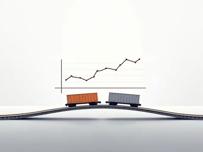 美国铁路货运量车皮增长与多式联运下滑并存11月数据深度解读