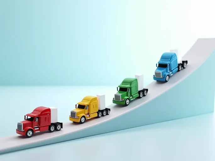 US Trucking Freight Volume Rises Hinting at Economic Rebound