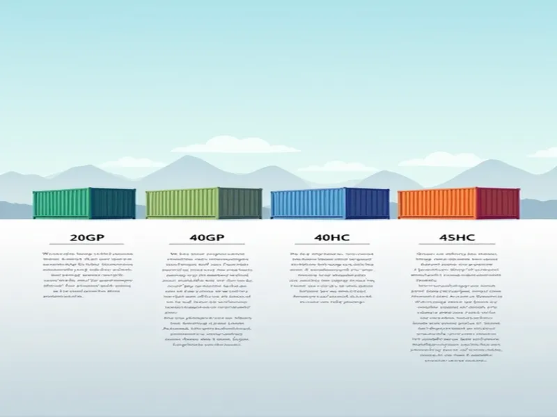 深化了解集装箱:规格与自重知识要点