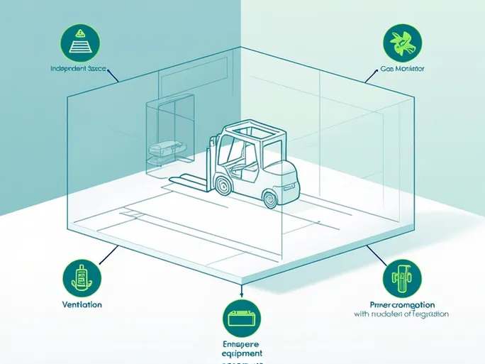 Ensuring Warehouse Safety The Importance Of Forklift Charging Area Compliance