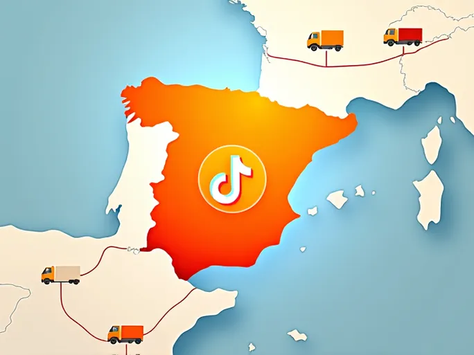Tiktok Shop Expands to Spain Focuses on Logistics