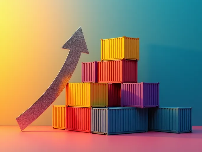 美国2月集装箱进口量同比上涨供应链压力犹存未来走势仍待观察