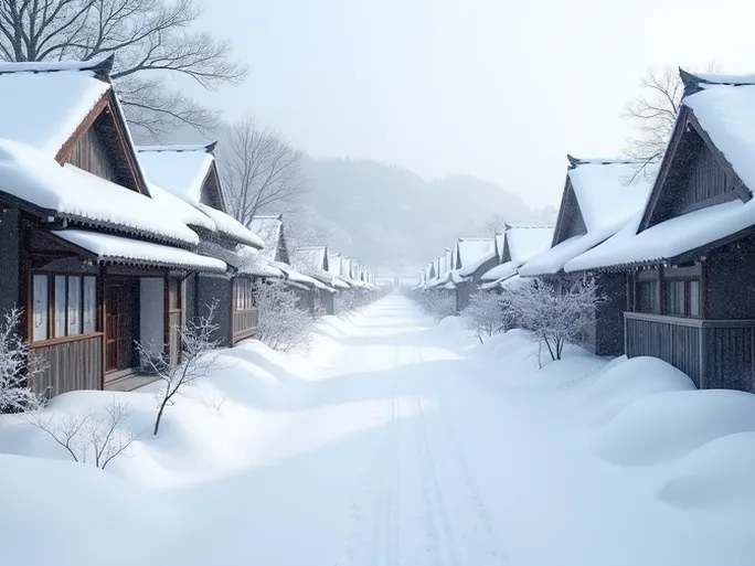 日本多地暴雪预警宅家安全指南与出行建议