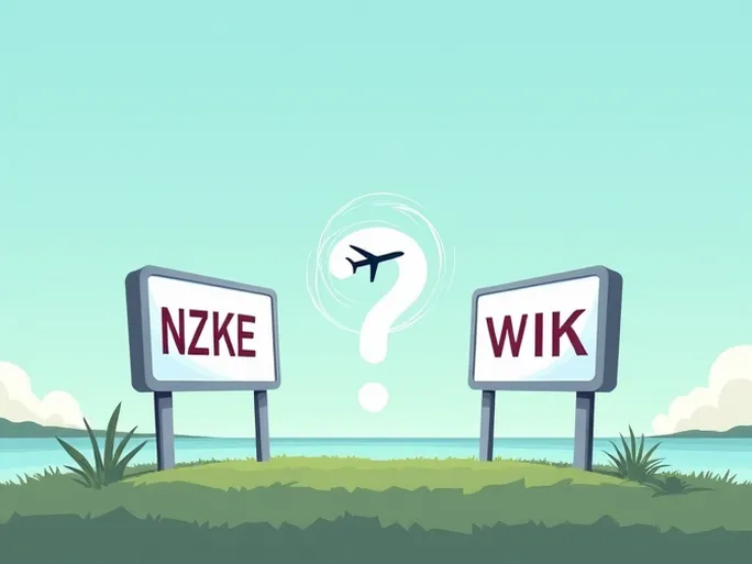 怀赫科岛机场代码揭秘NZKE还是WIK