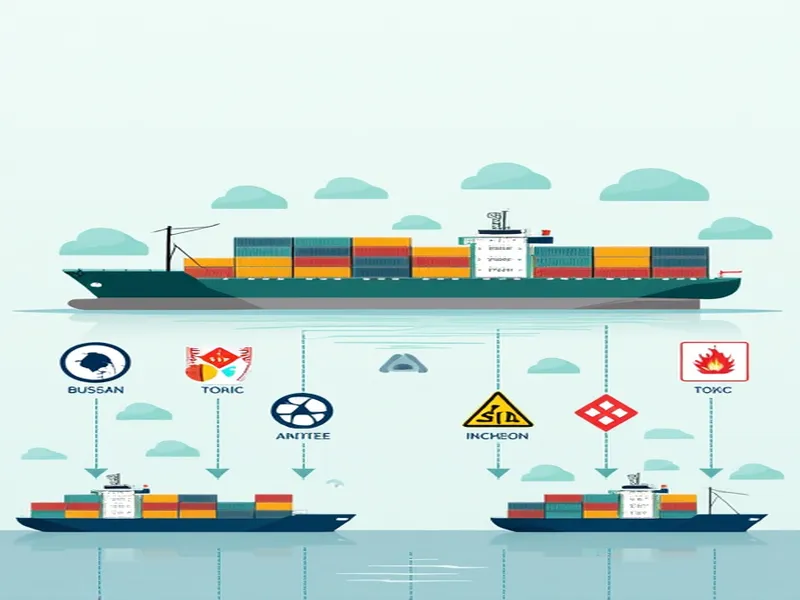 危险品拼箱运输至韩国的规范与流程