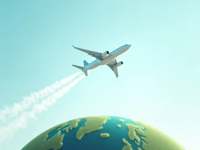 飞机尾迹航空业减碳之外的新挑战与应对