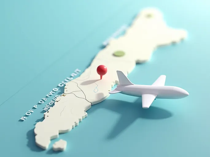 智利普佩尔德机场ZUD代码背后的地理坐标与飞行信息