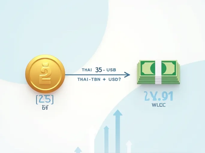 轻松了解25泰铢兑换美元的实时汇率