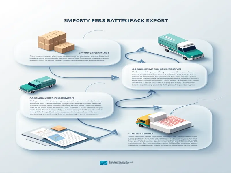 电池包散货拼箱海运出口的关键流程与要求