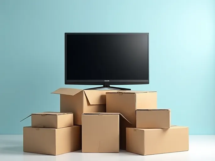 大件电视安全寄送指南物流方案选择包装技巧与风险规避